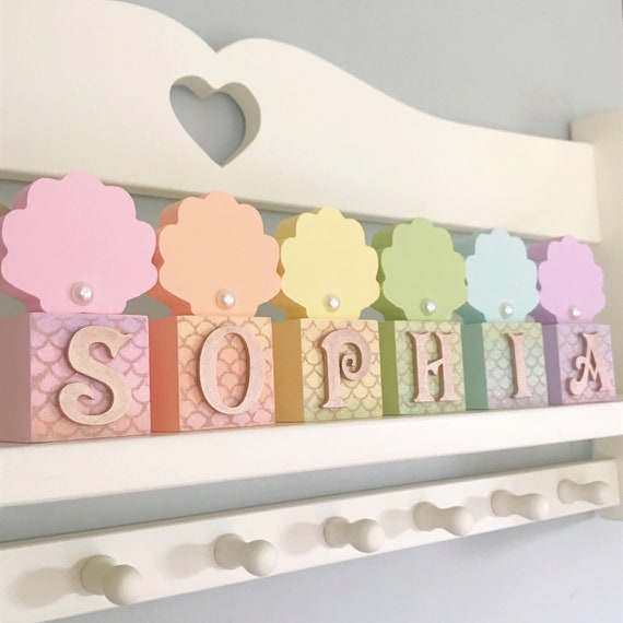 personalised baby blocks