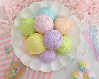 Fake Ice Cream Scoop, Scoop Embellishment, Ice Cream Prop, Ice Cream Party Decor, Candy  Party Decor