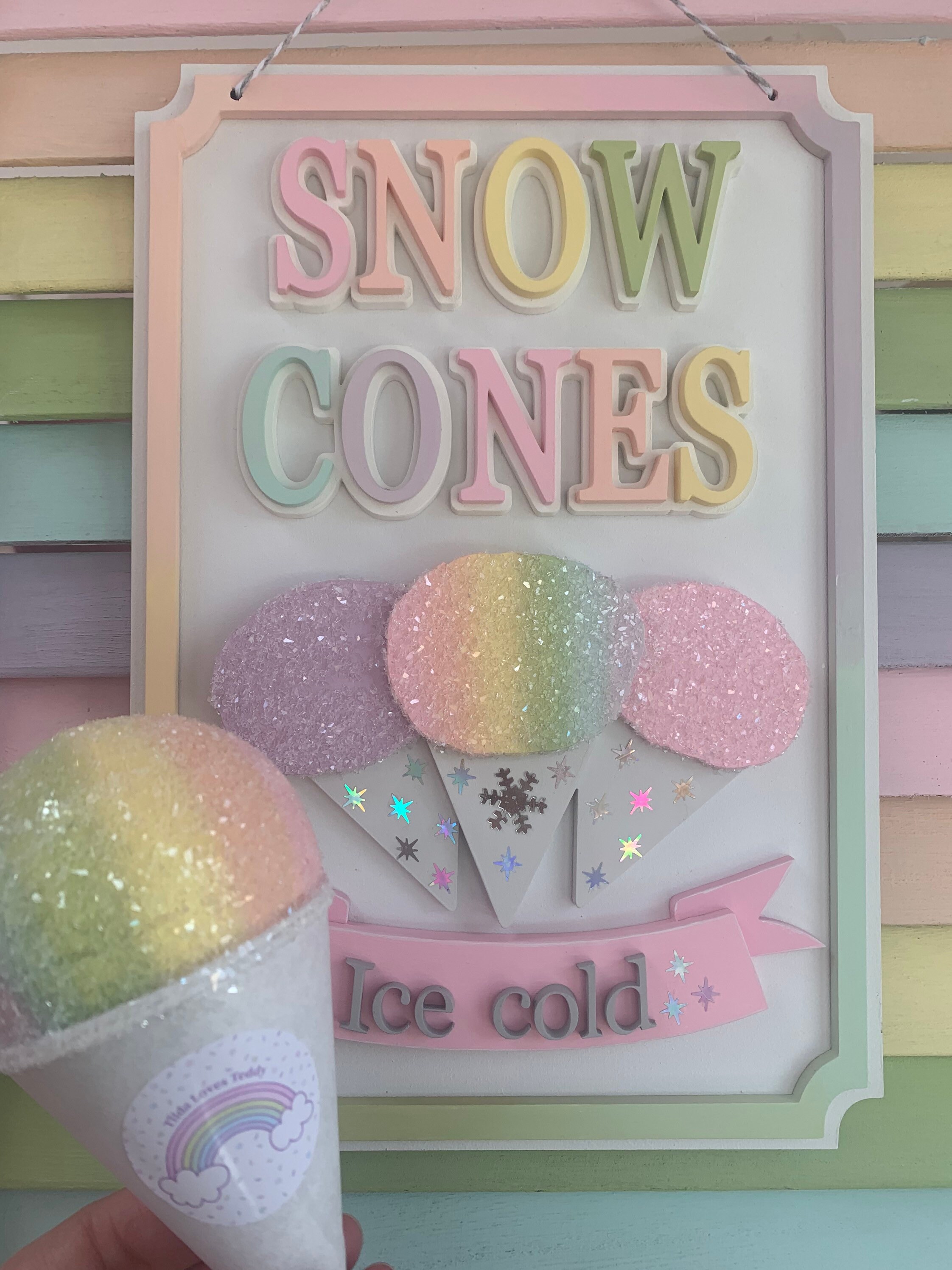 snow cone teddy