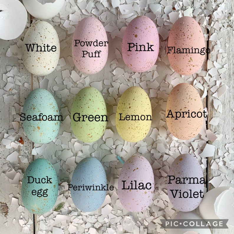 Egg decoration, wooden eggs, painted eggs, Easter decor, spring decor, pastel eggs, Easter eggs, painted eggs, pastel easter decor, image 10