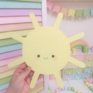 Sunshine wall decoration, sunshine decor, you are my sunshine, sunshine nursery decor, sunshine shelfie, nursery decor, sunshine sign