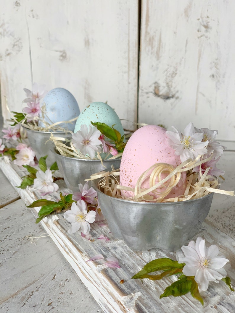 Egg decoration, wooden eggs, painted eggs, Easter decor, spring decor, pastel eggs, Easter eggs, painted eggs, pastel easter decor, image 5