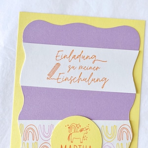 Stempel Einladung Einschulung, Schulbeginn, Schulanfang