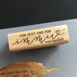 Stempel Hochzeit, Für jetzt und für immer, Eheversprechen