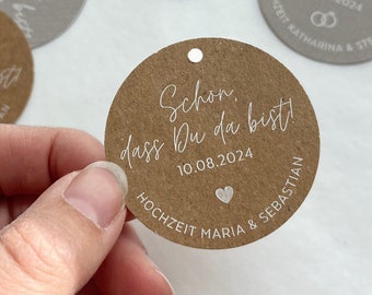 Pendentif mariage, ravi que tu sois là, personnalisé