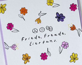 Stempel Ostern, Friede Freude Eiertanz