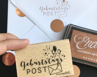 Stempel Geburtstag, Geburtstags-Post, gute Laune