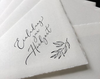 Stempel Einladung zur Hochzeit