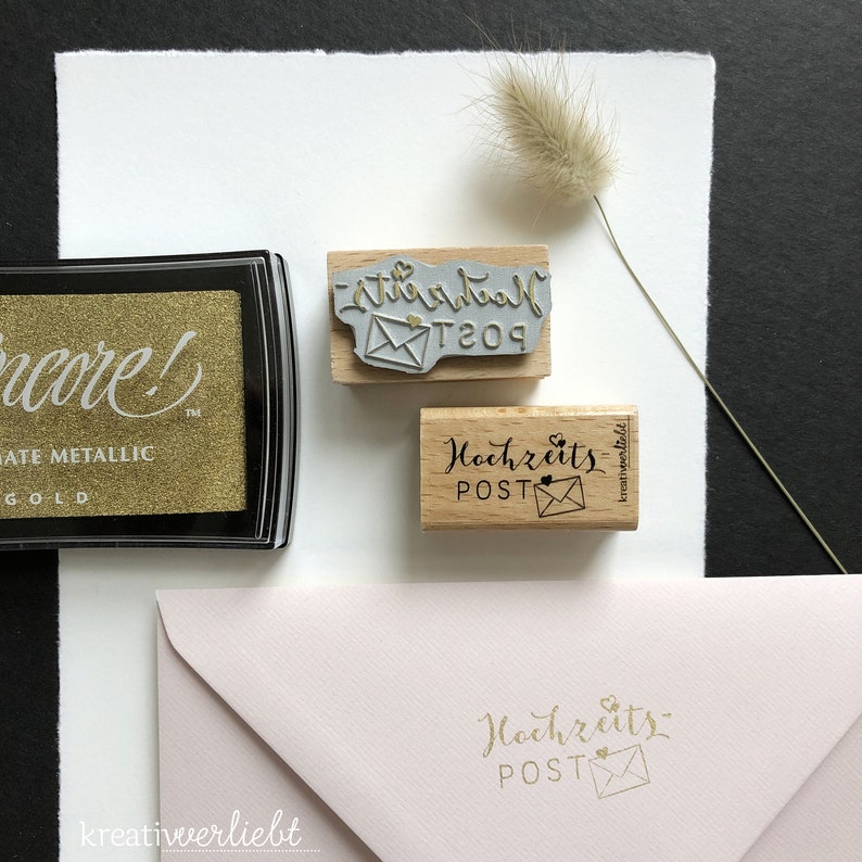 Stamp wedding, invitation, wedding mail, guest book image 3