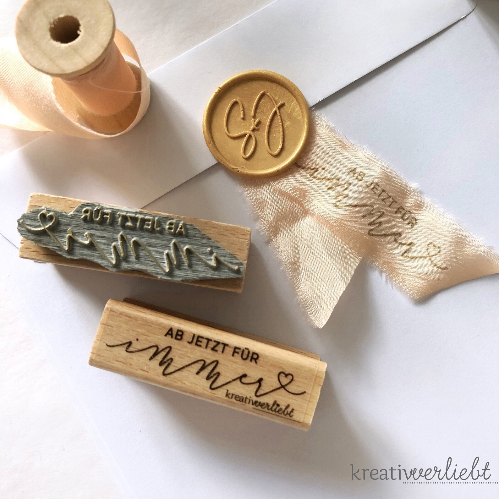 Stempel Hochzeit Ab jetzt für immer Stempel Spruch Hochzeit Etsy