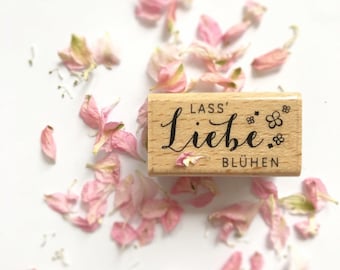 Stempel Hochzeit, Lass Liebe blühen,Konfetti