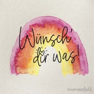 Stempel Geburtstag, Wünsch dir was