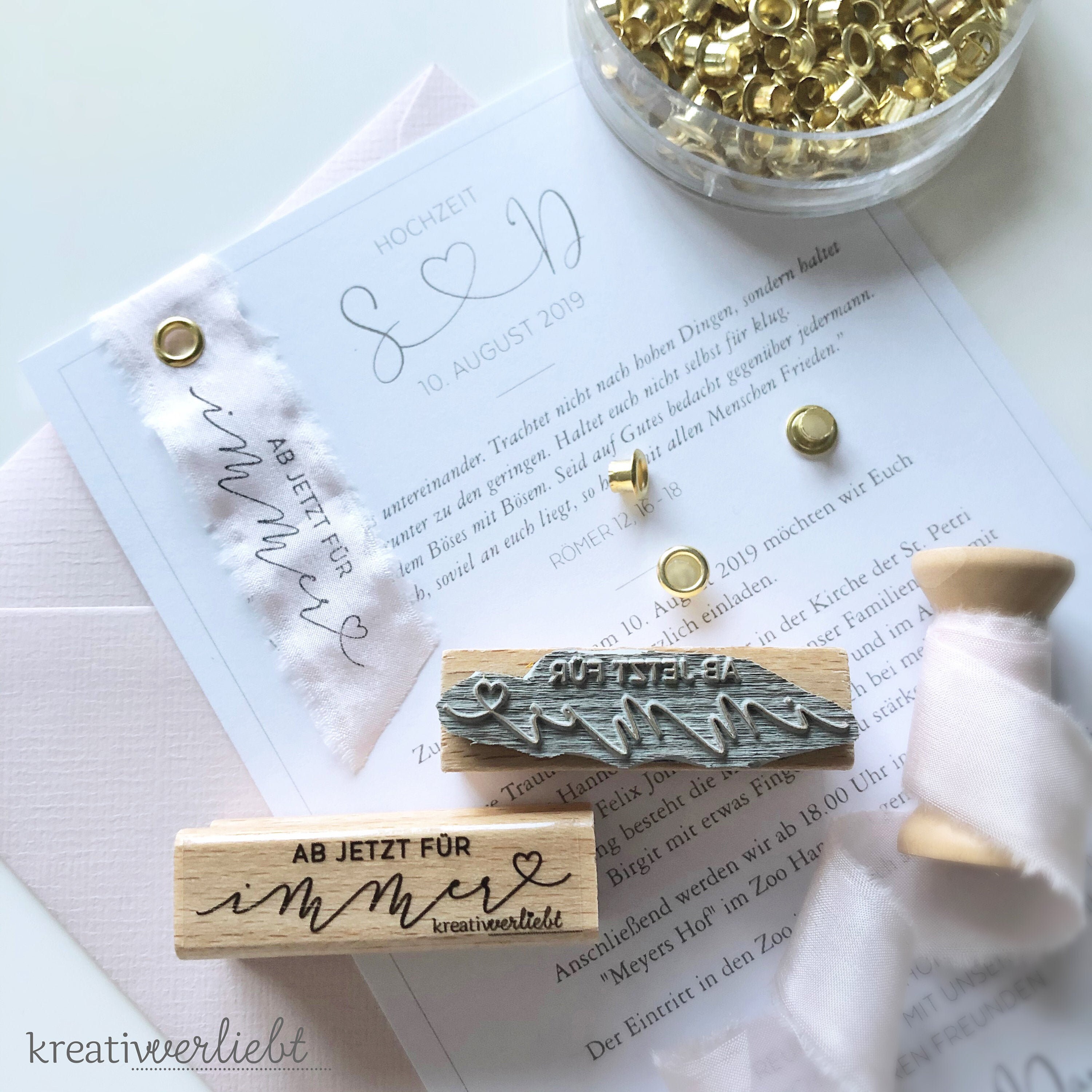 Stempel Hochzeit Ab jetzt für immer Stempel Spruch Hochzeit Etsy
