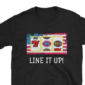 Camiseta de jogo de cassino, camiseta de caça-níqueis, camiseta de rei ou rainha de caça-níqueis, camiseta de linha, camiseta de torneio de caça-níqueis com jackpot
