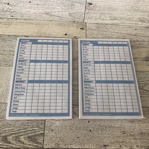 2017 Clue Replacement Sheets, Clue Game Suspect Log Sheets, Vintage Clue Game Score Sheet Clue Board Game Journal, Clue Detective Sheets
