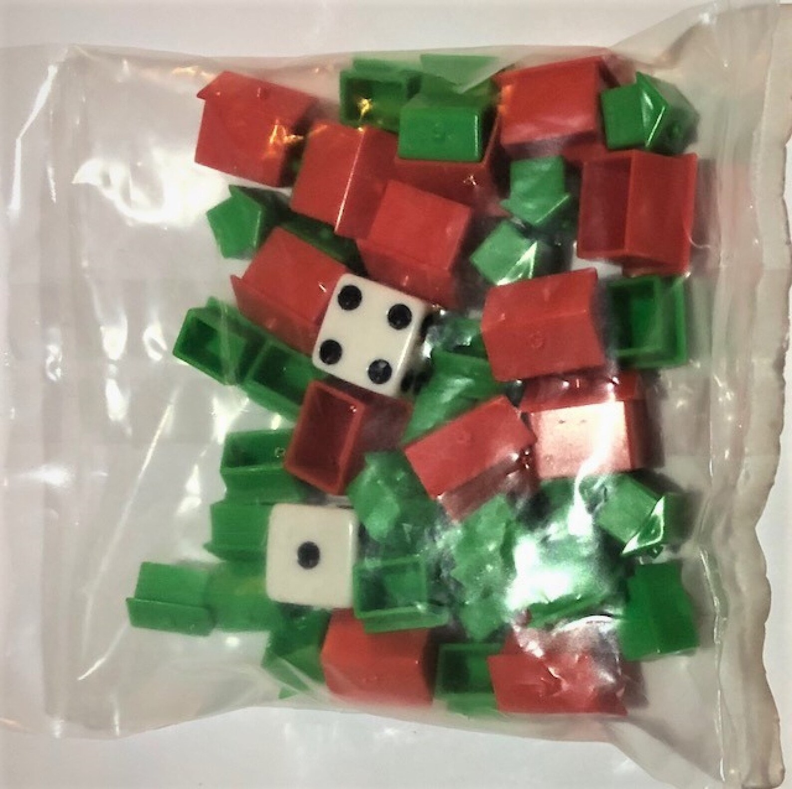 Monopoly Houses and Hotels Set Monopoly Game Pieces Etsy