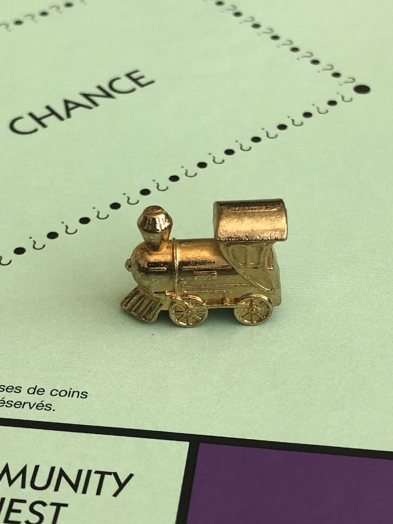 Metal Monopoly Pieces, Monopoly Game Tokens, Gold Monopoly Custom, Gold