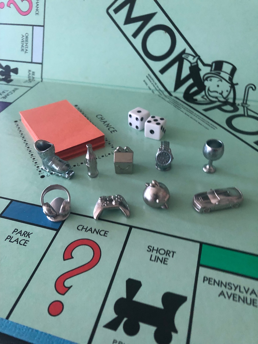 Unique Monopoly Pieces, Monopoly Game Tokens, Vintage Monopoly Pieces