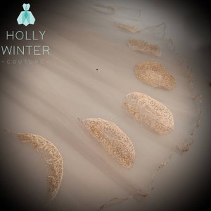 Pickety Peach Bellini moon phase veil
