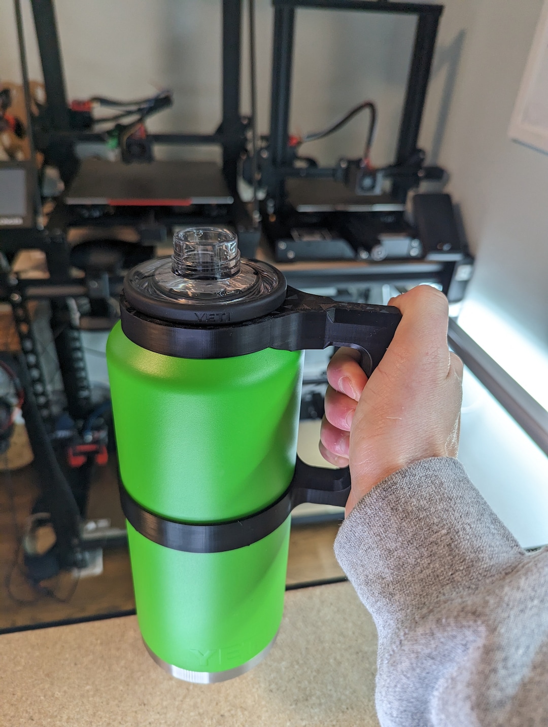 Custom 46oz HUGE Rambler Handle, Handle for Tumbler, Yeti Cup Holder