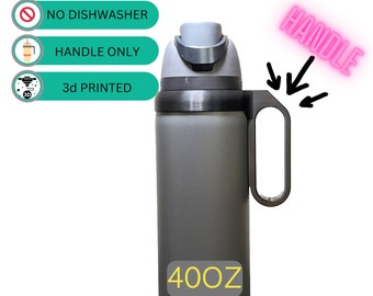 40oz Handle Compatible with Owala FreeSip | Ergonomic Tumbler Grip for Improved Carry & Reduced Spills
