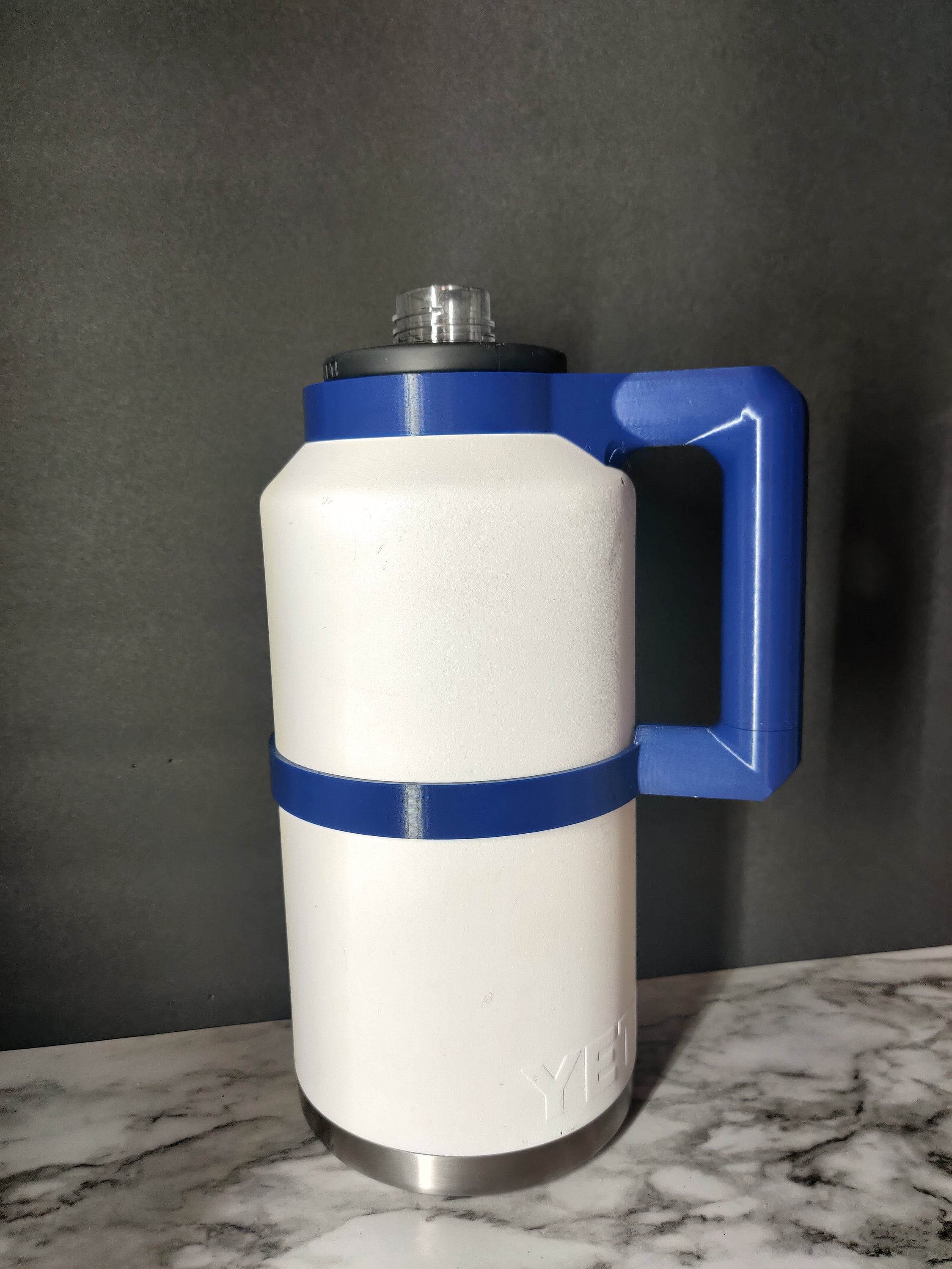 64oz Double Ring Handle for Yeti Rambler | MEGA Tumbler Handle Compatible with Large Cups | Ergonomic Grip for Easy Carry