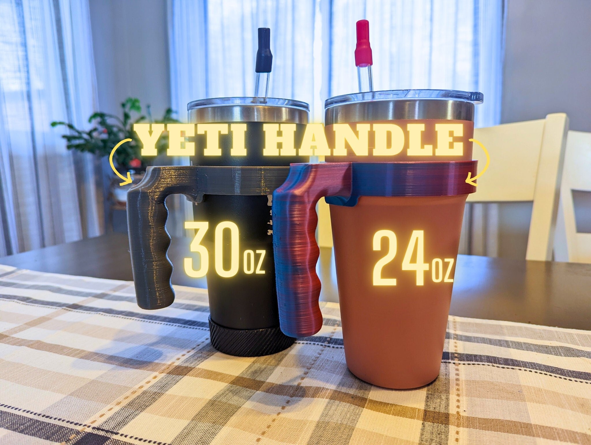 Custom Yeti Rambler Handle, Personalized Yeti Tumbler Handle Fitted, Handle  for 26-30 Oz Tumbler, Yeti Cup Holder, Skinny Tumbler Handle 