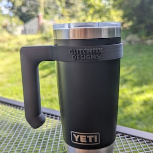 Grab Life Outdoors - Handle for 30 oz Tumbler - Fits Ozark Trail, Yeti Rambler and More - Handle Only, Black