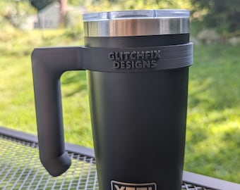 Customizable 3D Printed Handle for Yeti 20oz Tumbler