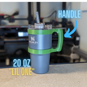 Custom Double Handle for Stanley 20oz Stainless Steel Adventure Quencher Travel Tumbler Handle