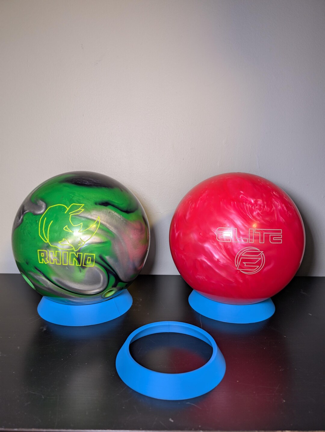 3 PACK Modern Tapered Bowling Ball Stand | Nesting Display Rings ...