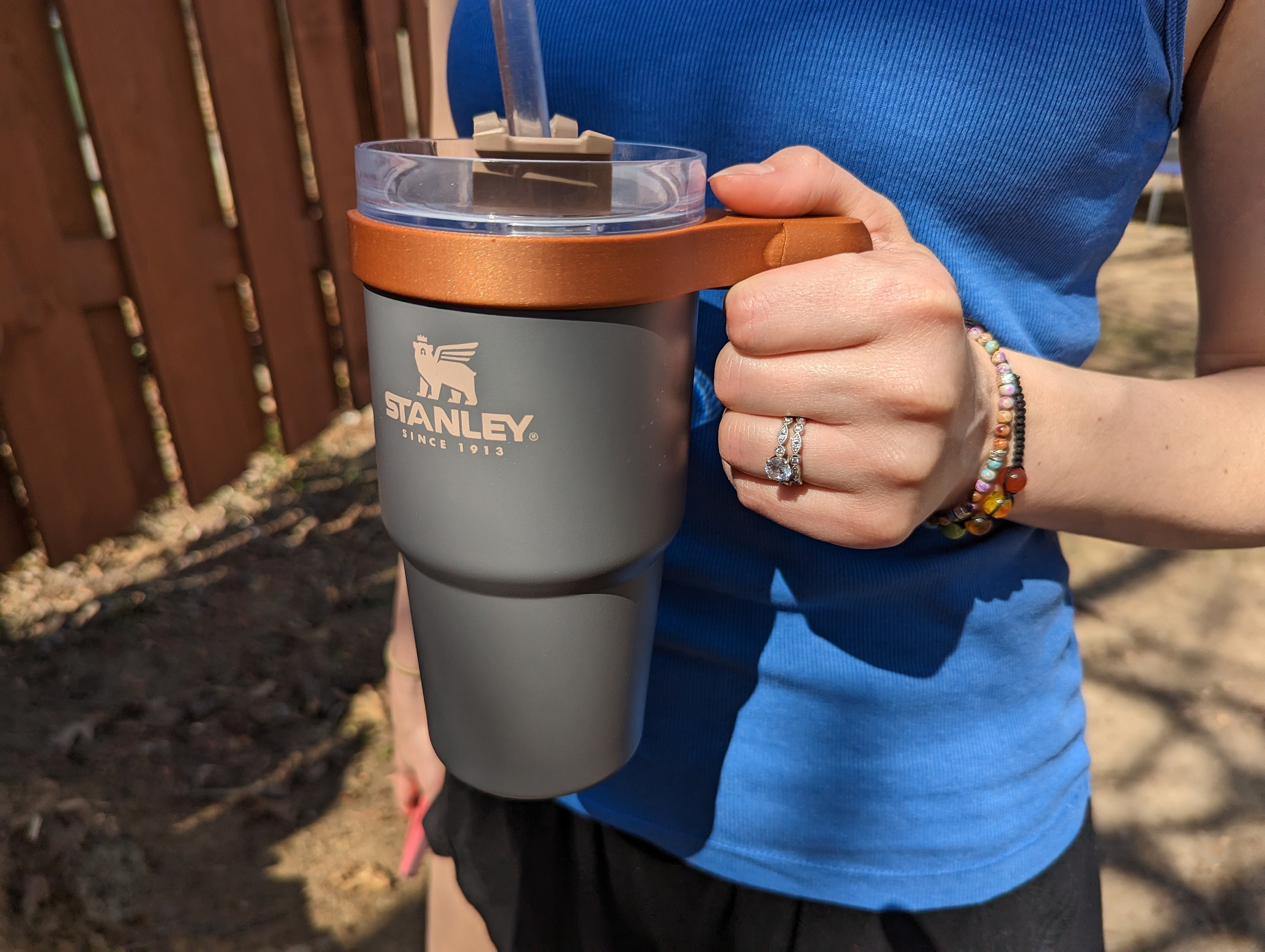 Customizable Handle for Stanley 14oz Tumbler Improved Grip, Reduced Spills  