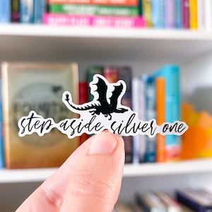 Step Aside Vinyl Die Cut | Fourth Wing OFFICIALLY LICENSED | Bookish Stickers | Reading Journaling Stationery