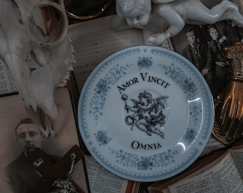 Ceramic Decorative Plate- Love conquers all