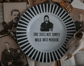 Ceramic Decorative Plate- Mordor