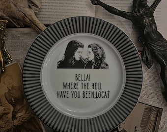Ceramic Decorative Plate- Bella and Jacob