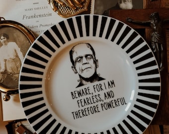Ceramic Decorative Plate- Fearless