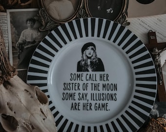 Ceramic Decorative Plate- Stevie Nicks