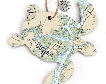 Bluffton, SC Wood Shaped Ornaments-Various Shapes