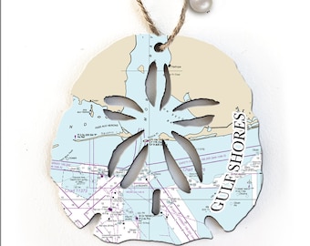 Gulf Shores, AL Wood Shaped Ornaments-Various Shapes!