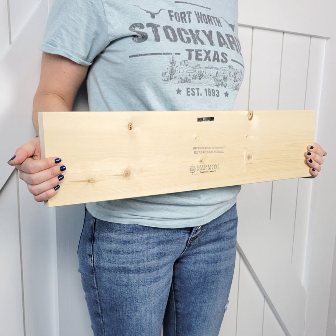 Destin Fl Wood Wall Hanging Map Etsy