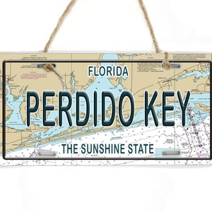 Perdido Key, FL Custom License Plate Ornament