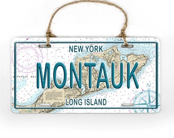 Montauk, NY Custom License Plate Ornament