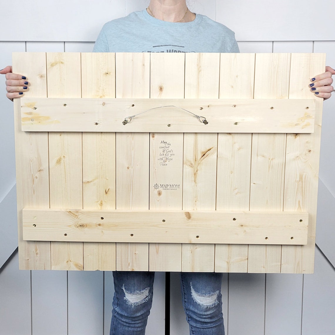 Destin Fl Wood Wall Hanging Map Etsy