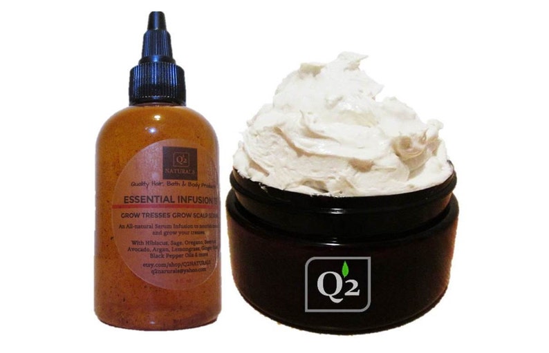 Grow Kinky Curly Bundlehot Oil Treatment Growth Curly Etsy
