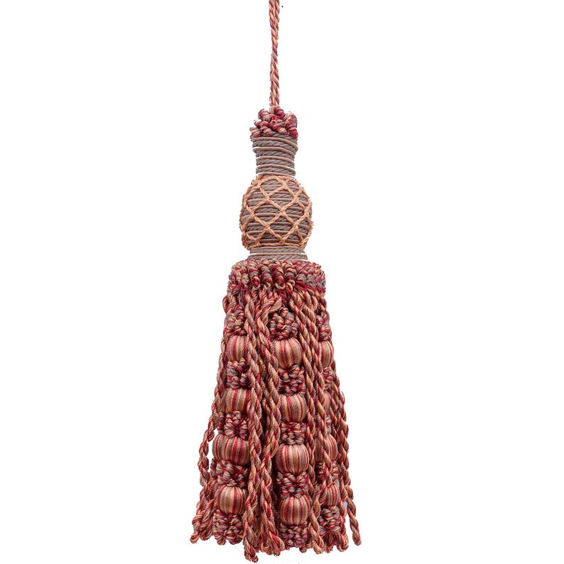 French Key Tassel for door knobs or decor 88-38