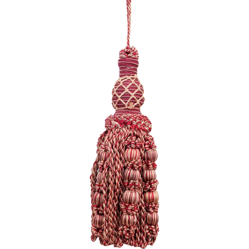 French Key Tassel for door knobs or decor 17-82