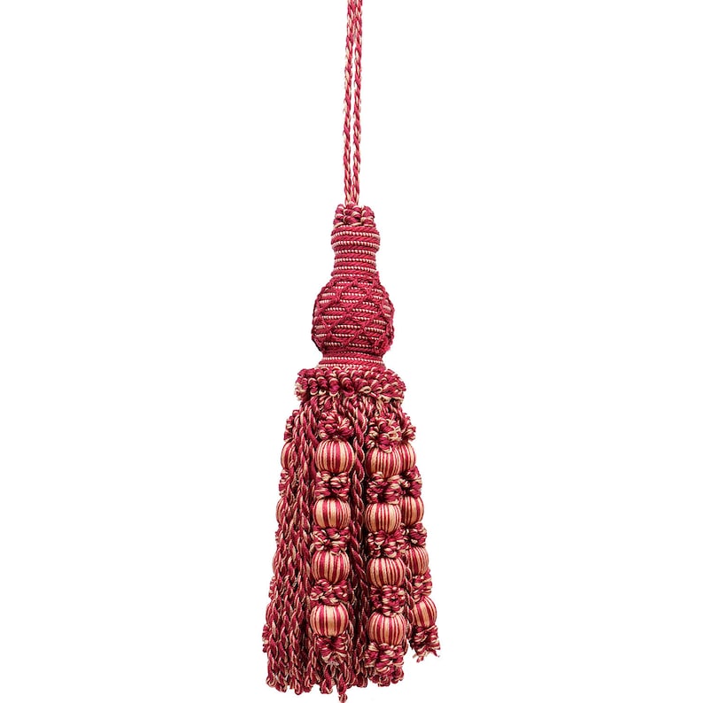 French Key Tassel for door knobs or decor 17-38