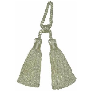 Faux silk 4 Inch Long Napkin Tie Tassel With 2 Inch Loop