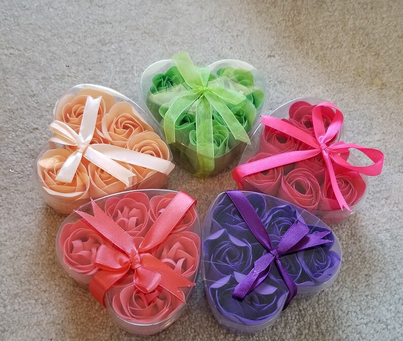 Rose Petal Soap Wedding Favors Wedding Favor Soap Etsy